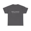 Millennial Tee — "It’s a Whole Life Crisis" Minimalist Graphic Shirt