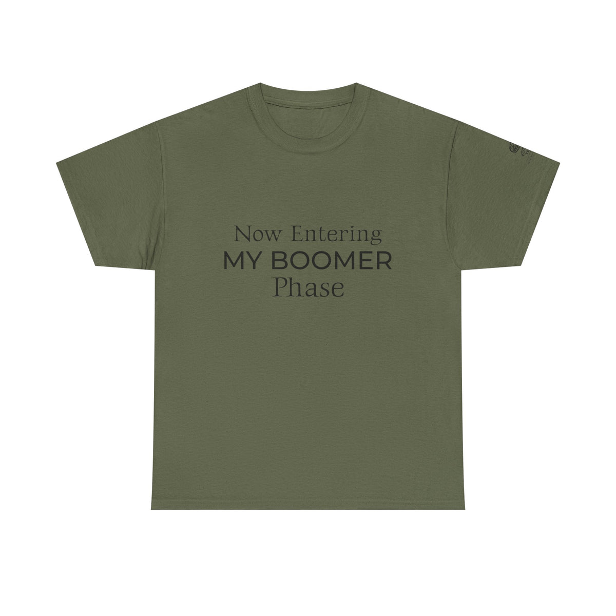 Now Entering My Boomer Phase Tee — Funny Retirement / Midlife Humor T-Shirt