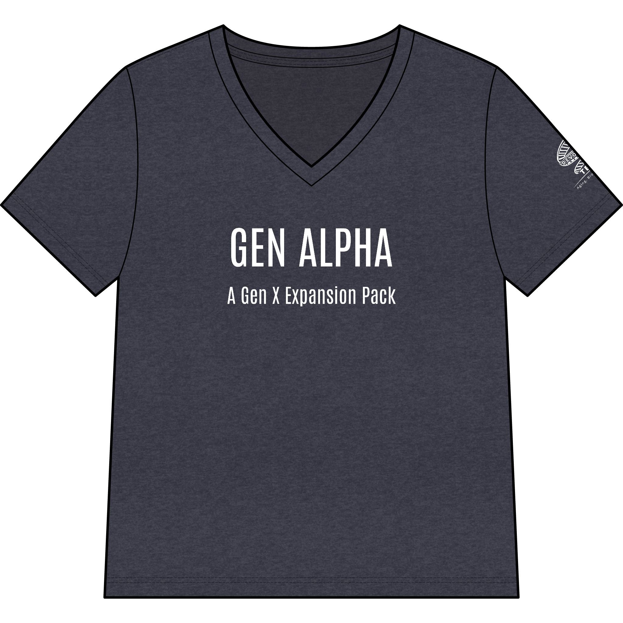 "GEN ALPHA" V-Neck Tee