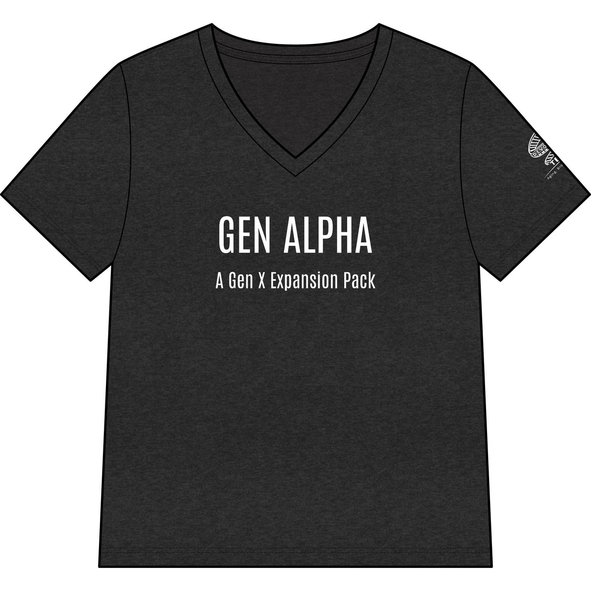 "GEN ALPHA" V-Neck Tee