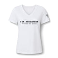 1st Amendment Freedom To Annoy Womens V-Neck