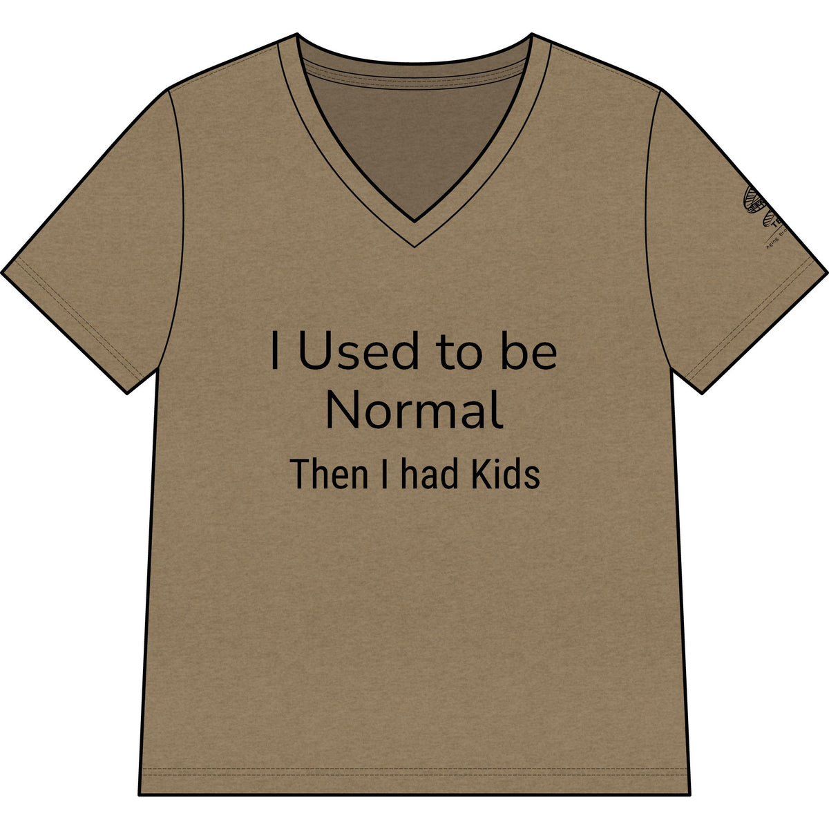I Used to Be Normal Then I Had Kids V-Neck Tee