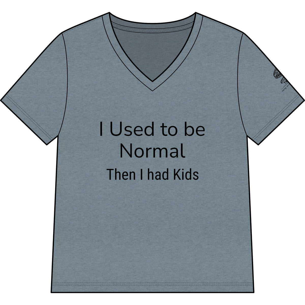 I Used to Be Normal Then I Had Kids V-Neck Tee
