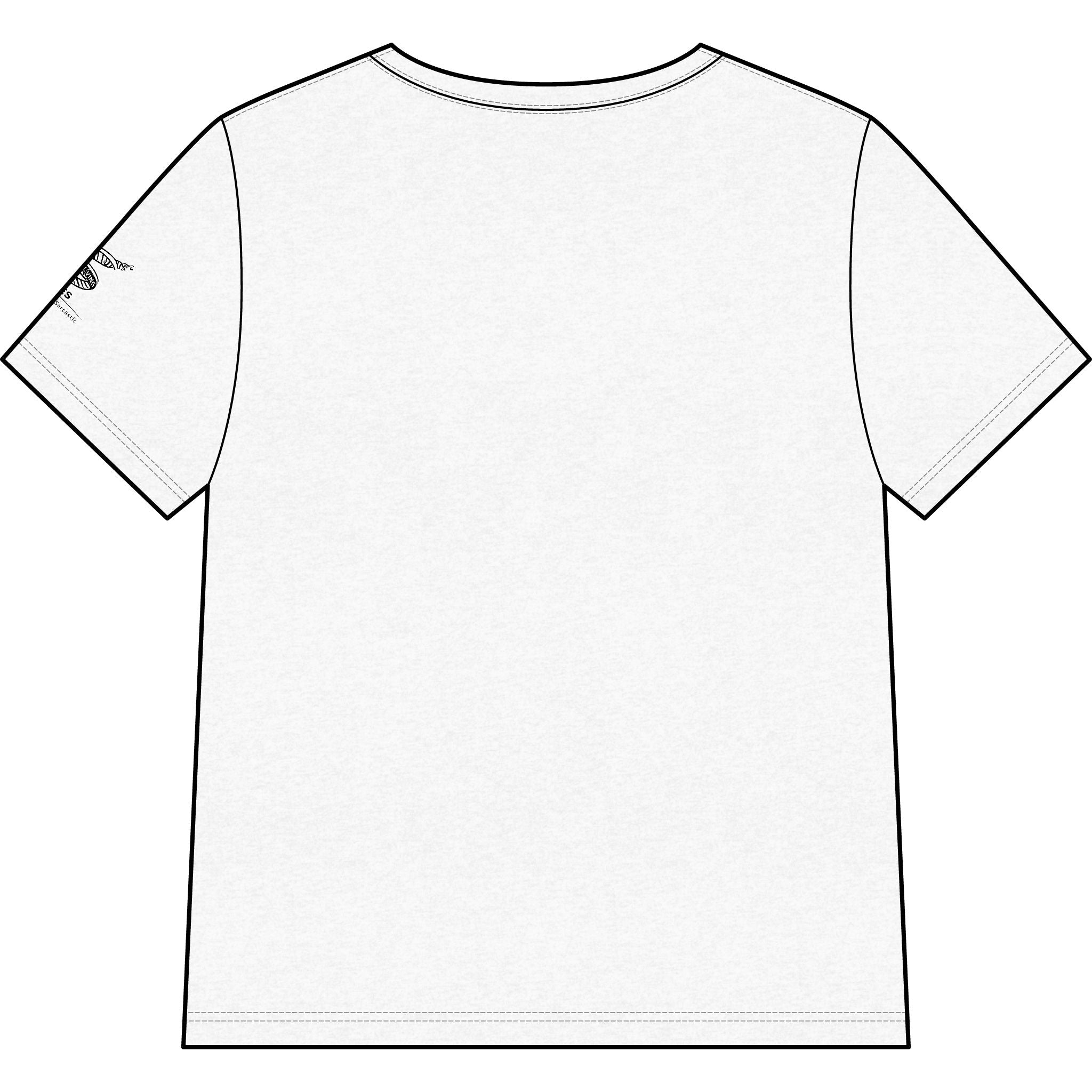 Women’s V-Neck Tee — Out in Public