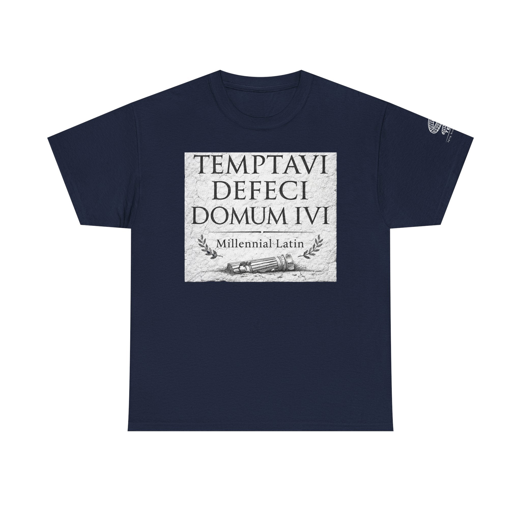 "Temptavi Defeci Domum Ivi" Millennial Latin Design