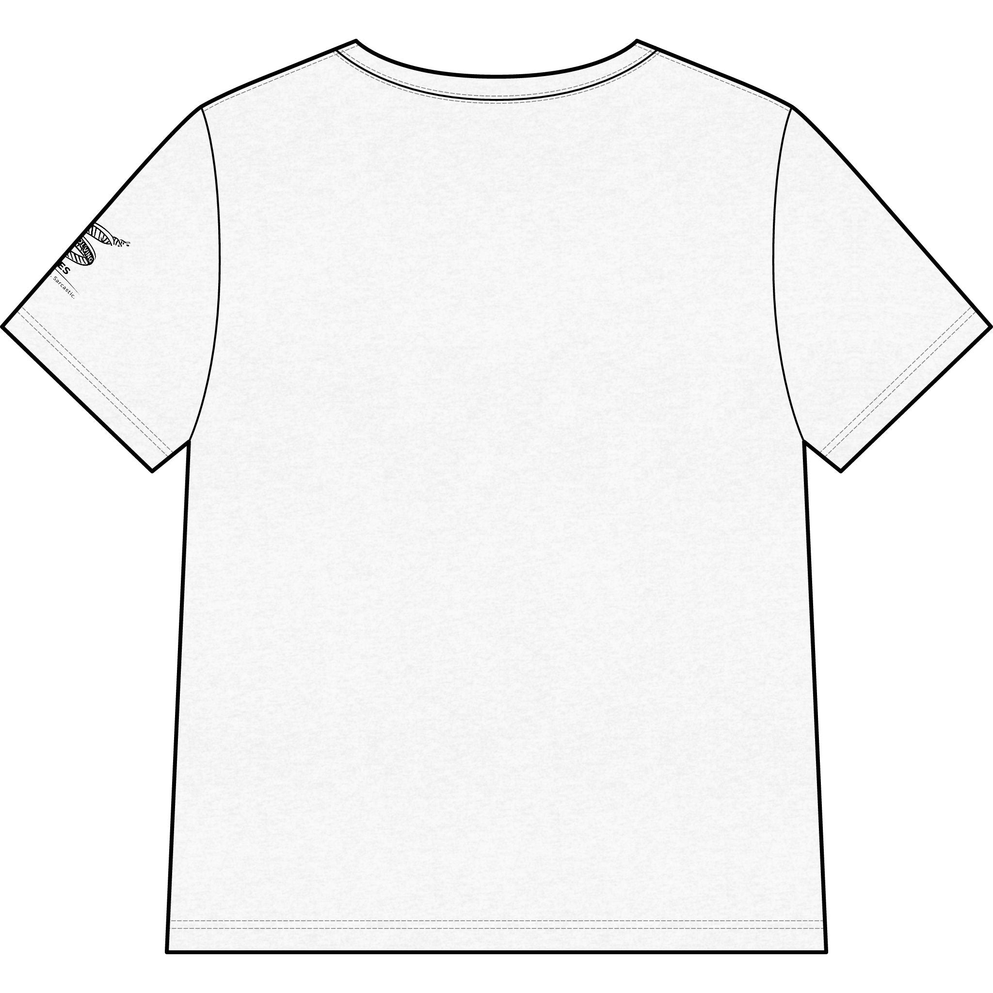 Women’s V-Neck Tee — “Living My Best Life But I Rolled a 1” D20 RPG Shirt