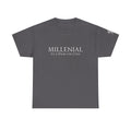 Millennial Tee — "It’s a Whole Life Crisis" Minimalist Graphic Shirt