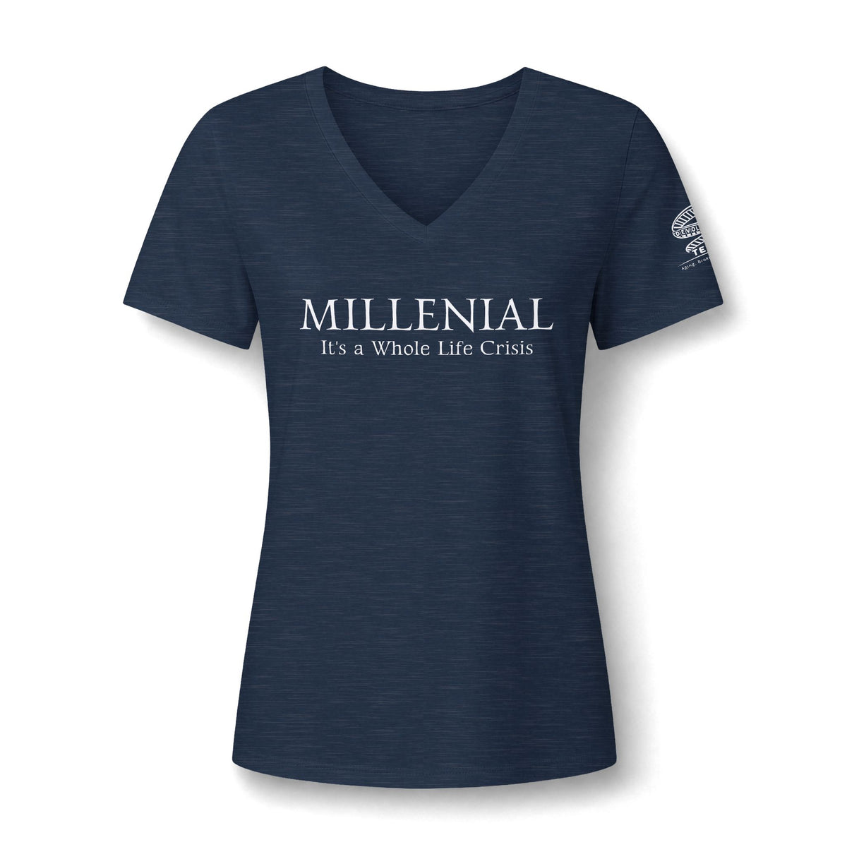 "Millennial: It's a Whole Life Crisis" V-Neck Tee