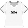 Attitude "One Size Fits Most" Women's V-Neck Tee