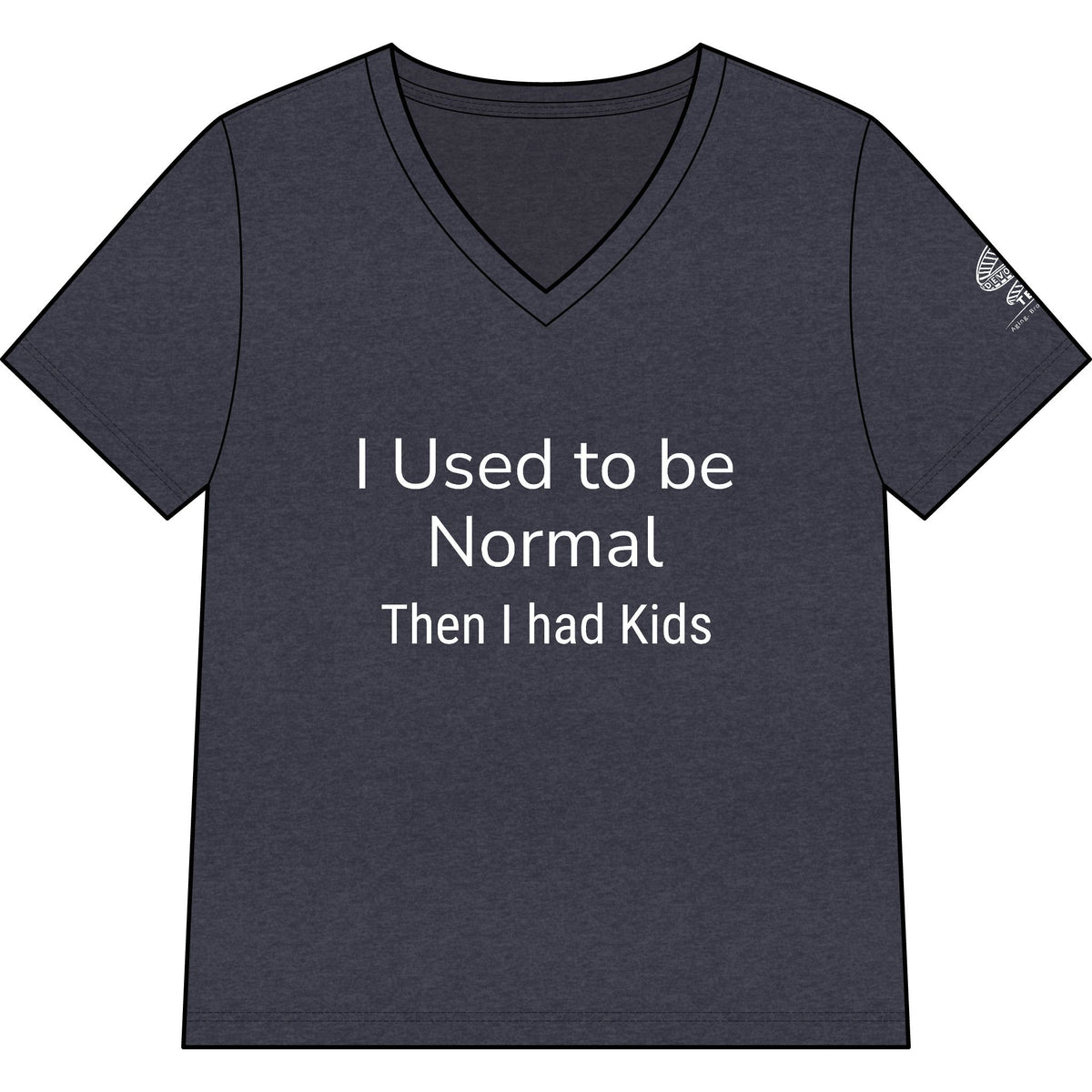 I Used to Be Normal Then I Had Kids V-Neck Tee