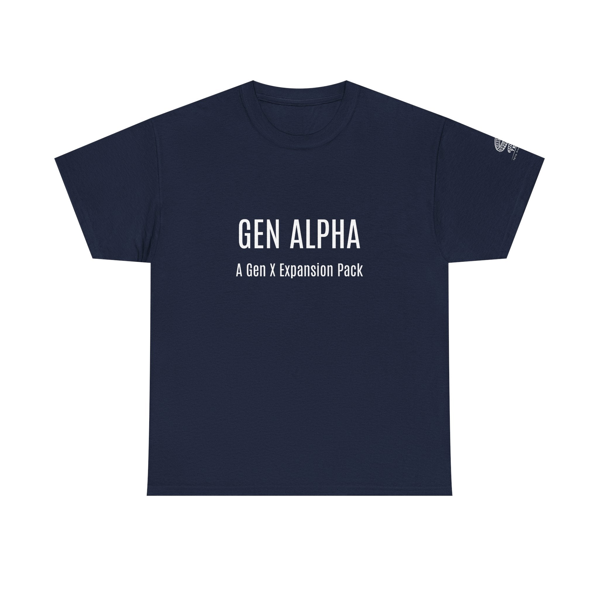 Gen Alpha Tee — Minimal 'GEN ALPHA: A Gen X Expansion Pack' Graphic Shirt