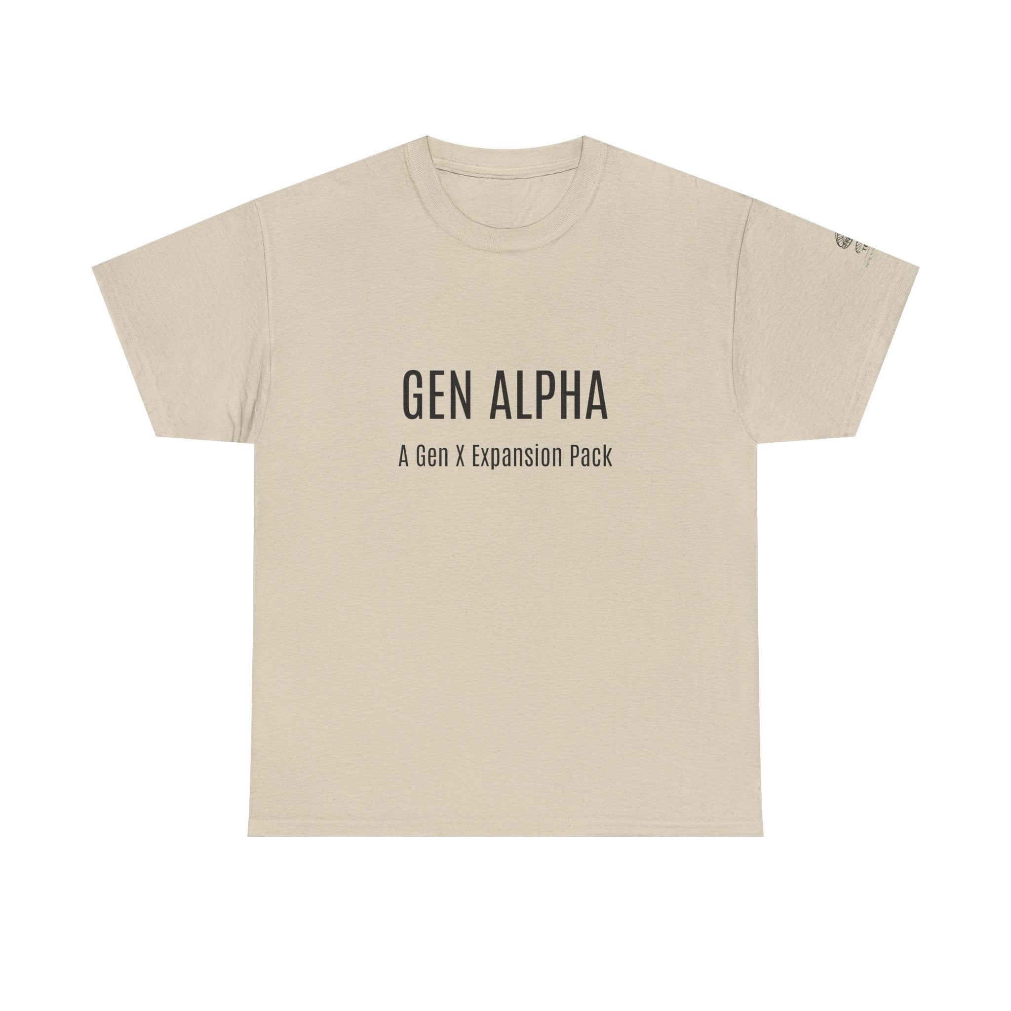 Gen Alpha Tee — Minimal 'GEN ALPHA: A Gen X Expansion Pack' Graphic Shirt