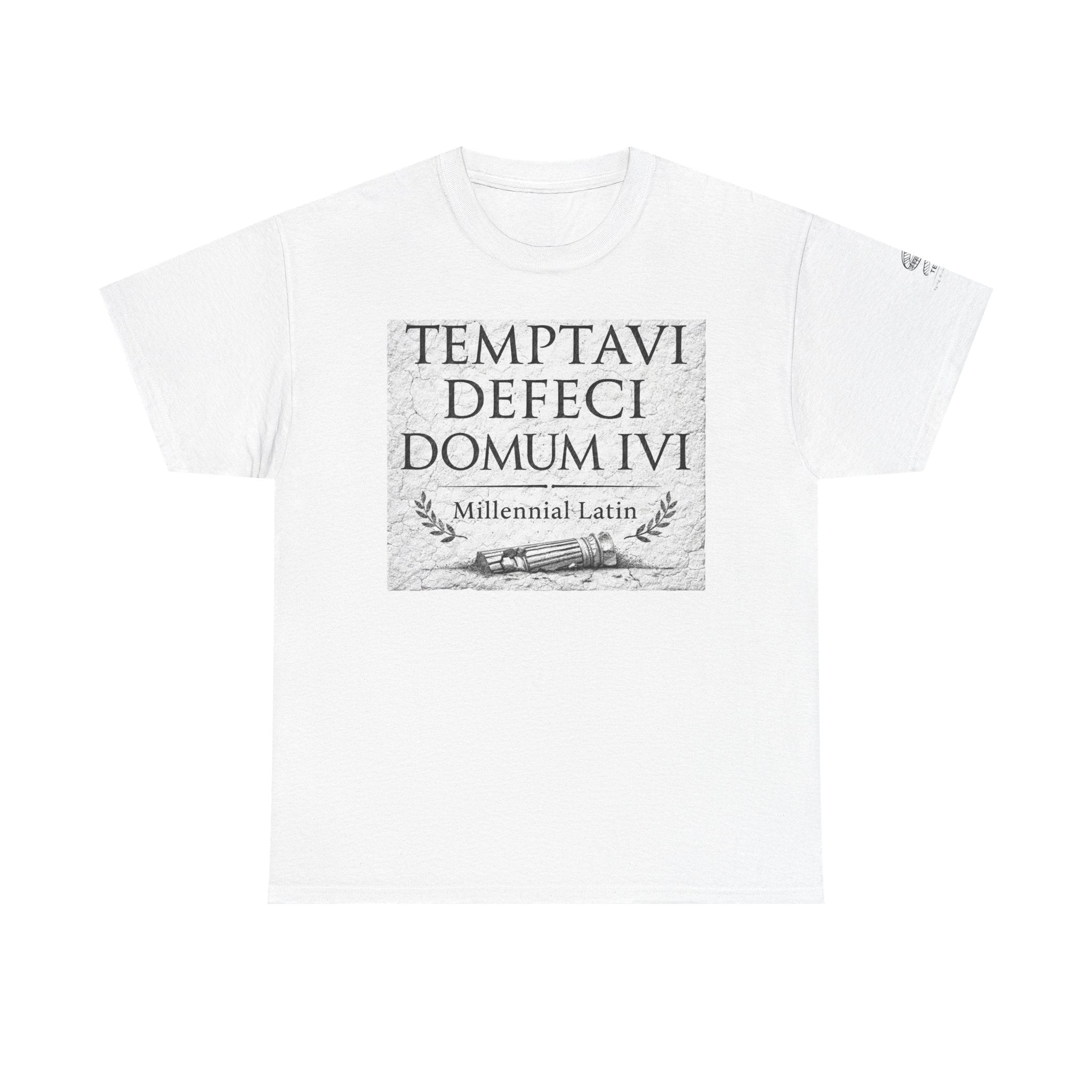 "Temptavi Defeci Domum Ivi" Millennial Latin Design