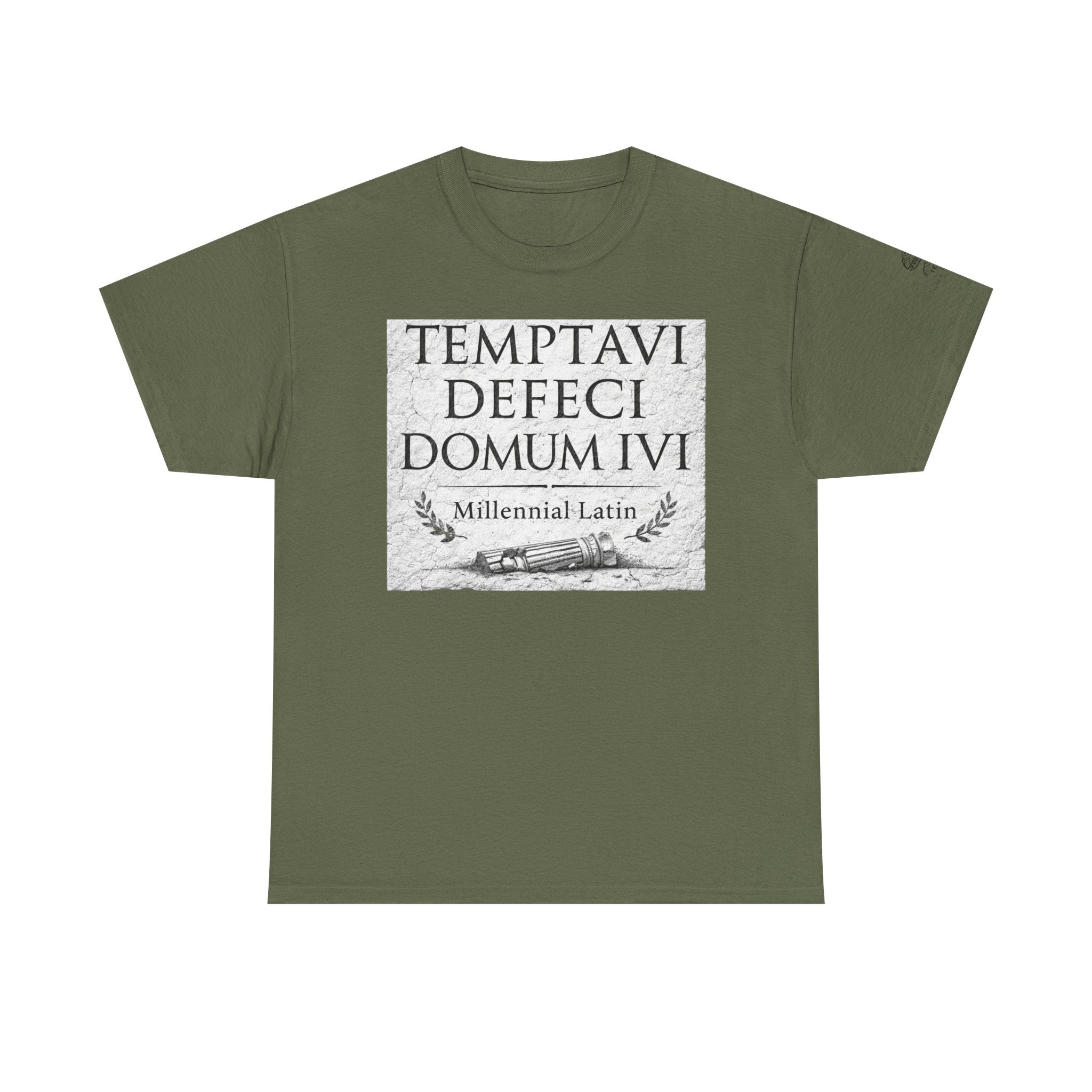 "Temptavi Defeci Domum Ivi" Millennial Latin Design