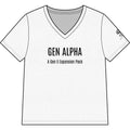 "GEN ALPHA" V-Neck Tee