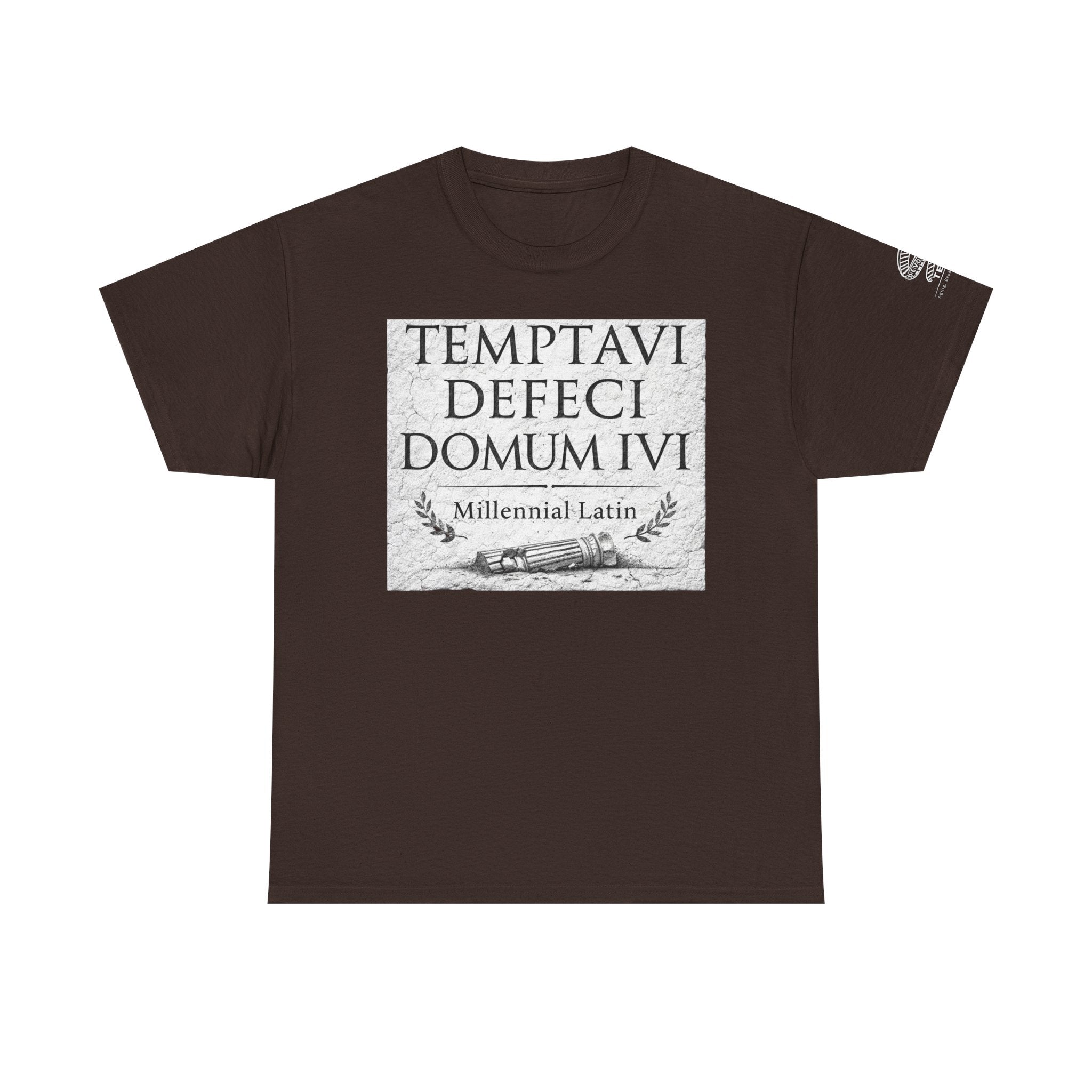 "Temptavi Defeci Domum Ivi" Millennial Latin Design