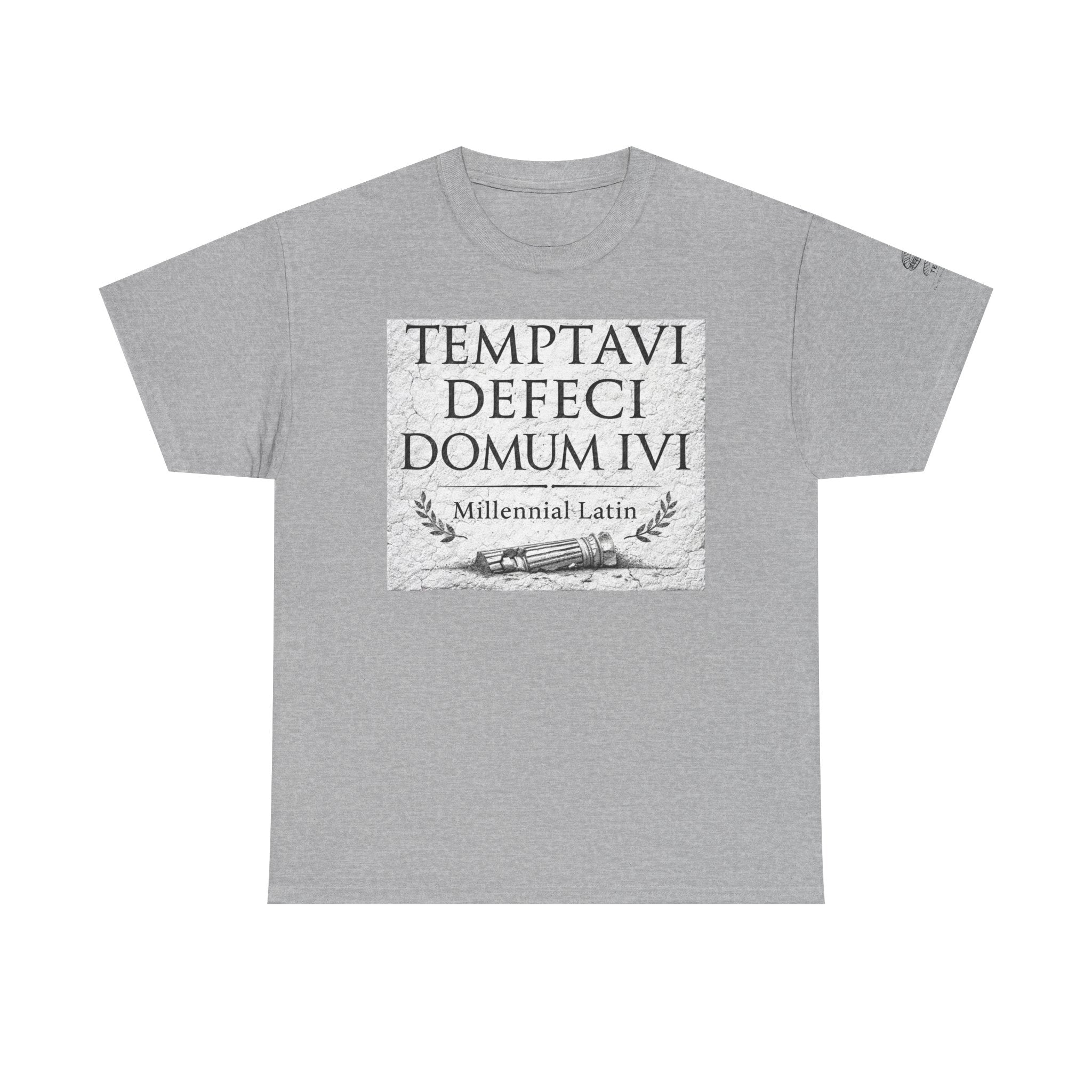 "Temptavi Defeci Domum Ivi" Millennial Latin Design