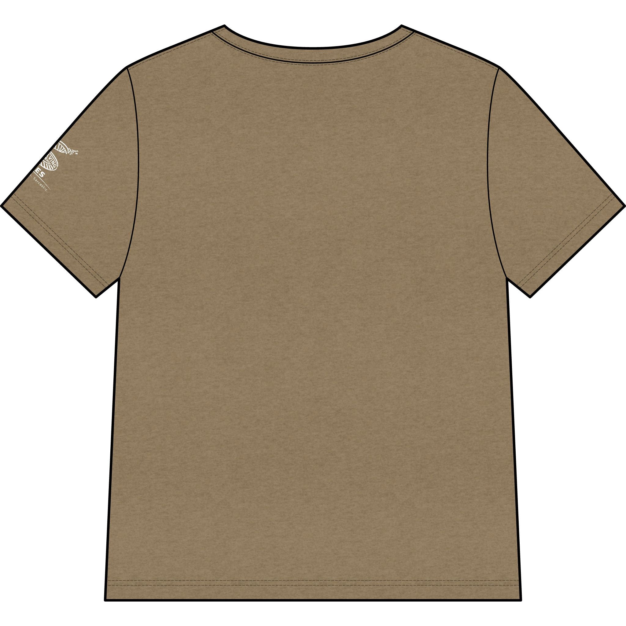 Women’s V-Neck Tee — “Living My Best Life But I Rolled a 1” D20 RPG Shirt