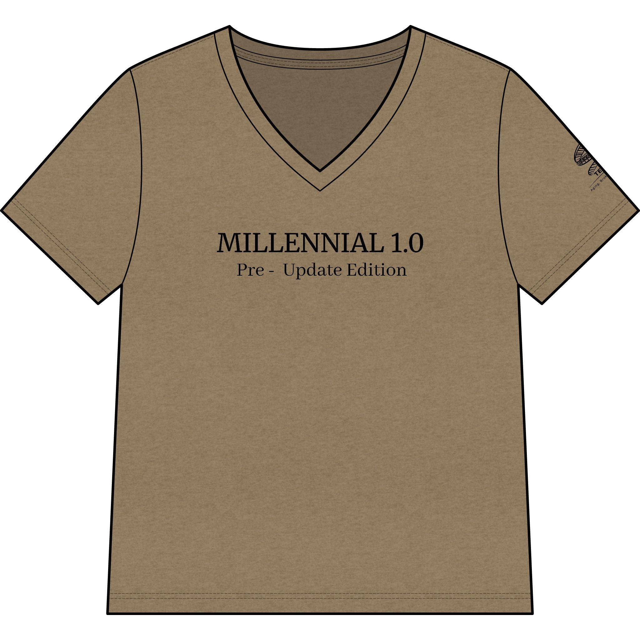 "Millennial 1.0 Pre‑Update Edition" V‑Neck Tee