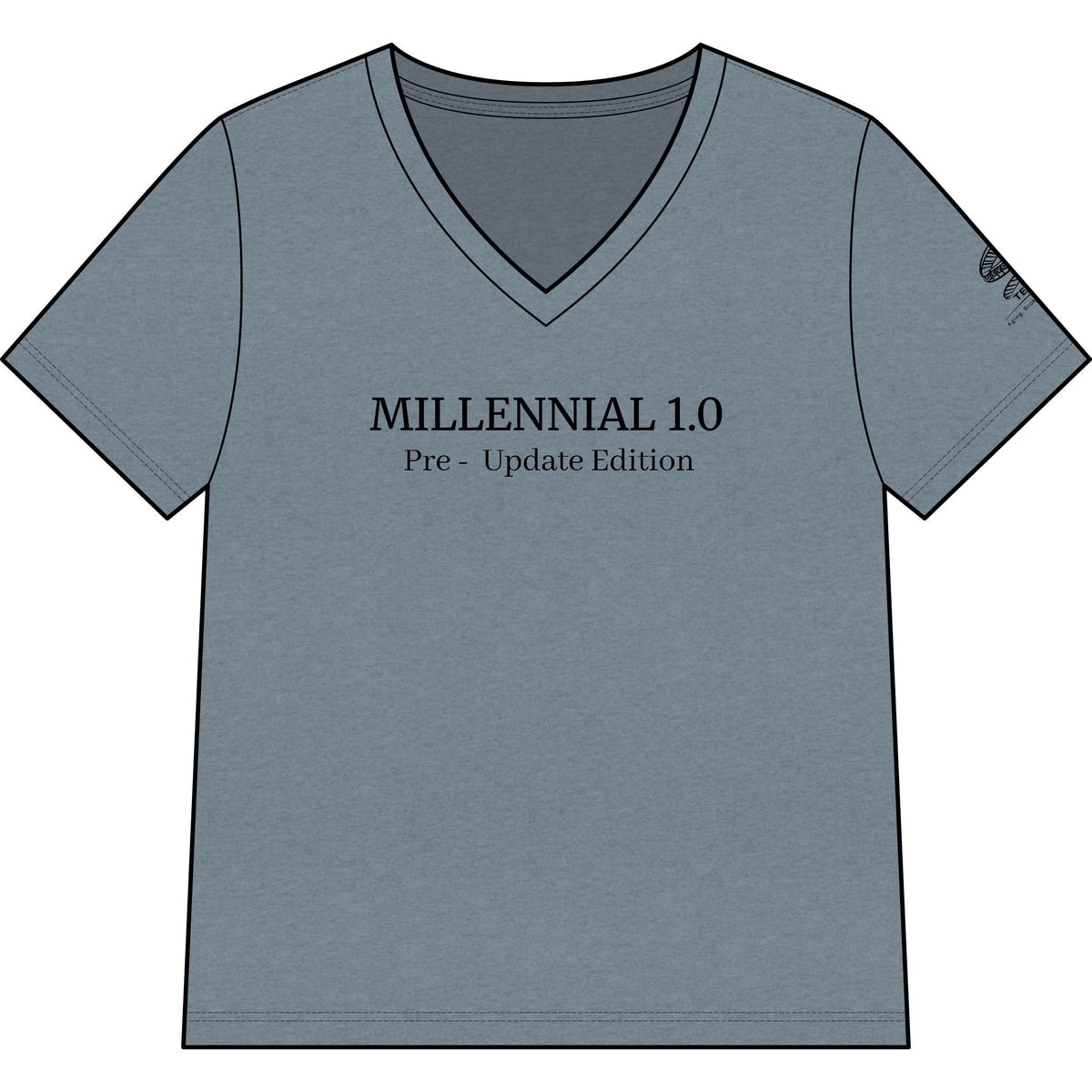 "Millennial 1.0 Pre‑Update Edition" V‑Neck Tee