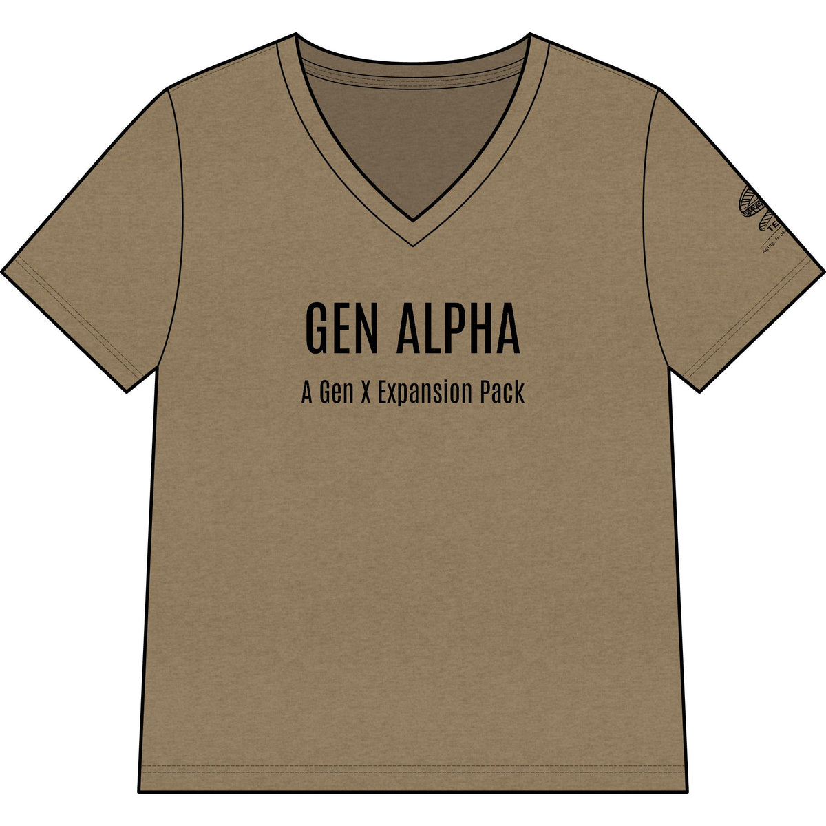 "GEN ALPHA" V-Neck Tee