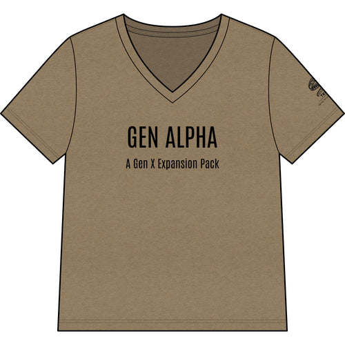 "GEN ALPHA" V-Neck Tee