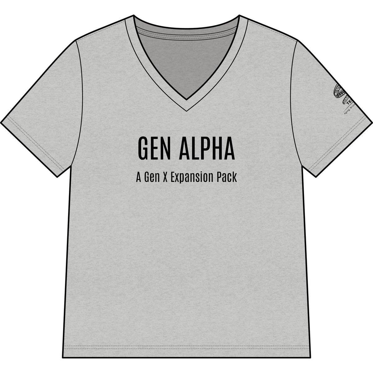 "GEN ALPHA" V-Neck Tee